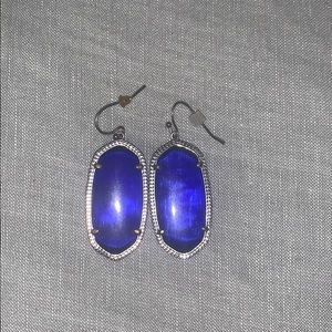 Kendra Scott royal blue drop earrings